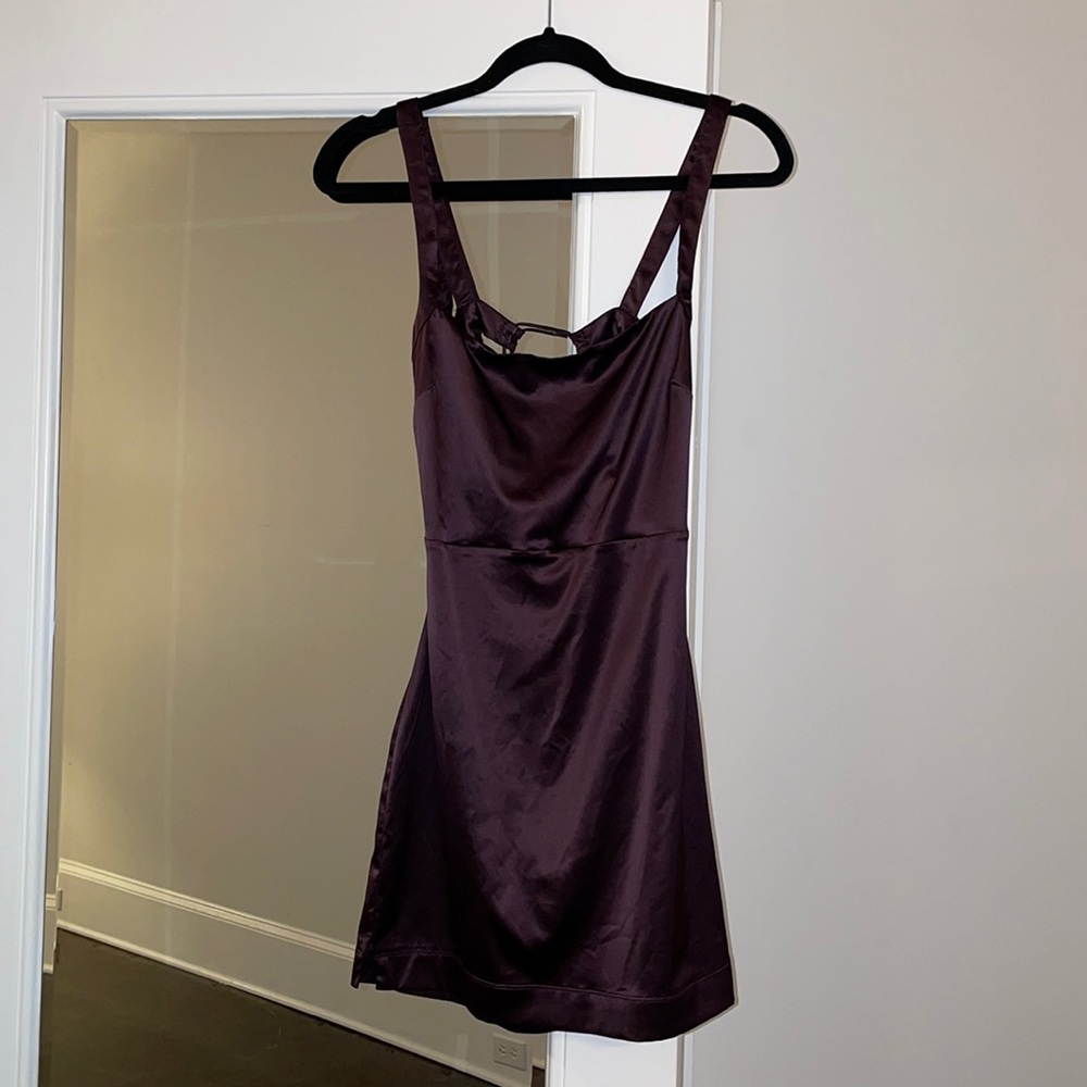 Free People silk mini dress
